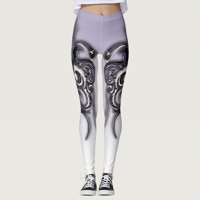 "En reflekterande legans", kvinnans legeringar Leggings (Framsida)