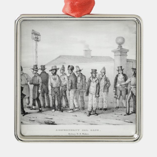 En regerings- arrestliga julgransprydnad metall (Framsidan)