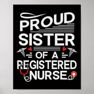 En registrerad sjuksköterska. poster