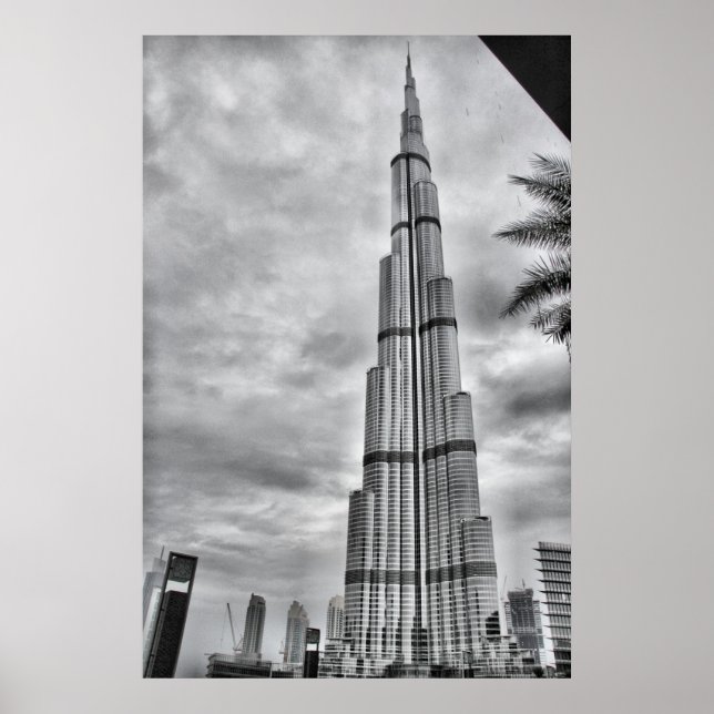 En regndag i Burj Khalifa Poster (Framsidan)