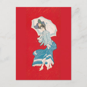 En regnig daisy (1905) Grått Litho. Co Vykort