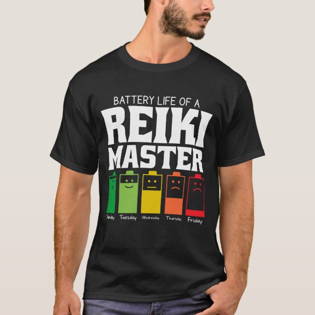 En Reiki-mästare har lång batteritid T Shirt (Framsida)