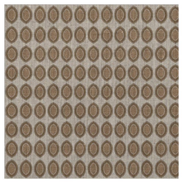 En rektangulär matta med ett invecklat geometriskt tyg (Provkarta)