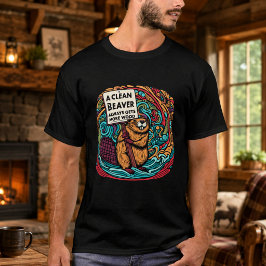 En Ren Bäver Får Alltid Mer Trä T Shirt