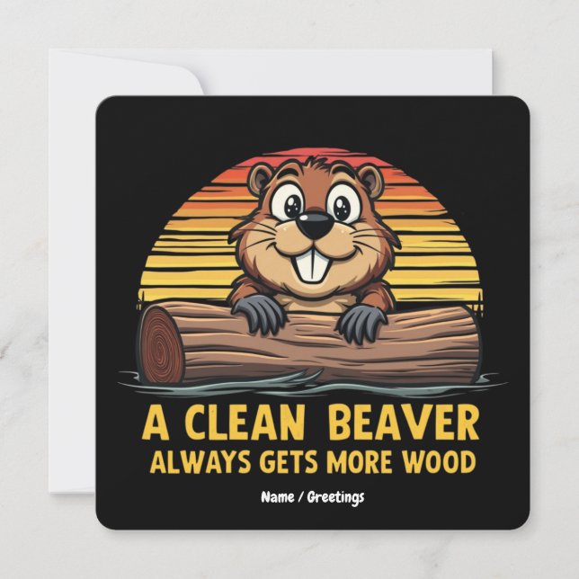 En ren beaver får alltid mer träsknygg inbjudningar (Framsida)
