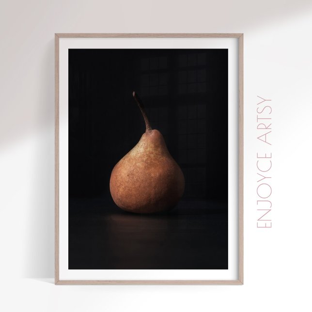 en ren likgiltighet för en konst av en päronvägg poster (Skapare uppladdad)