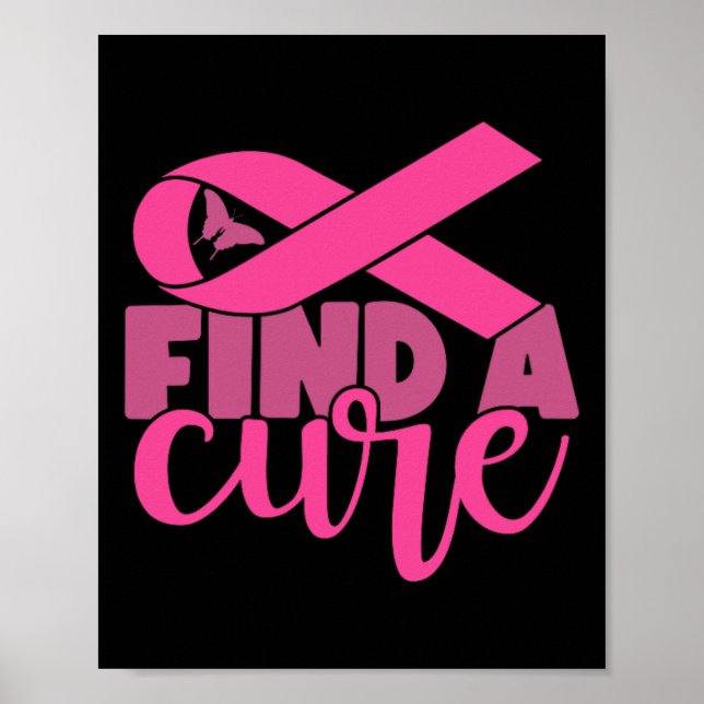 En ren medvetenhet om bröstcancer poster (Framsidan)