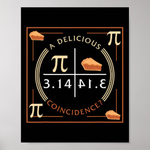En ren och skär pi-dag 3.14 Math Poster