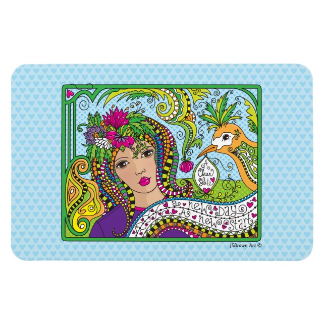 En ren tavla_Flexibel magnet 15x10 cm (Horisontell)