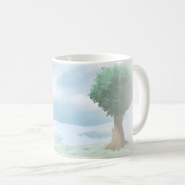En renande storm kaffemugg (Framsida höger)