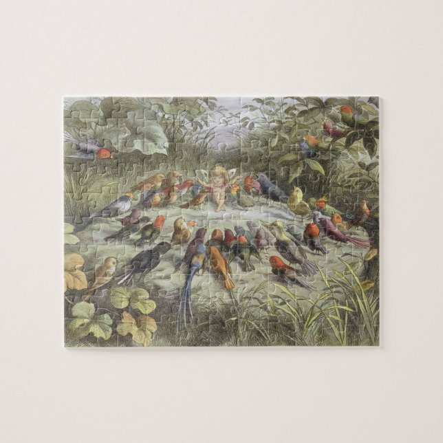 En repetition i det felika landet, illustration pussel (Horisontell)