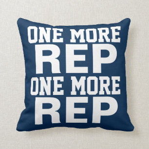 En Reps Träningsmotivation Till Kudde