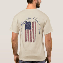 En republik under Guds fet Flagga T Shirt