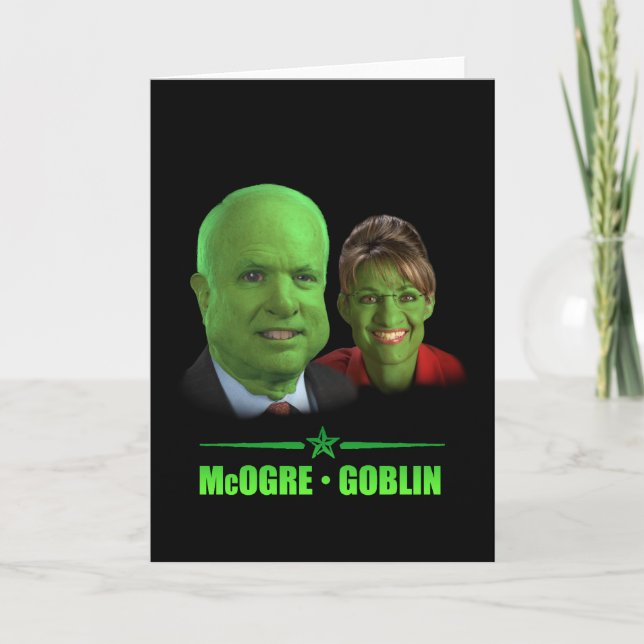 En republikanska Halloween! Kort (Framsida)