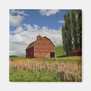 En resa genom jordbrukslandet Palouse Magnet