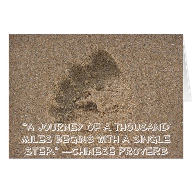 "En resa på tusen... Hälsningskort (Framsidan Horizontal)