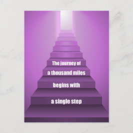 En resa på tusen mil vykort