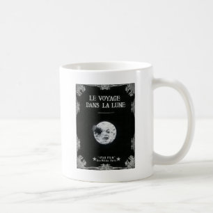 En resa till den Retro franska bion för Kaffemugg
