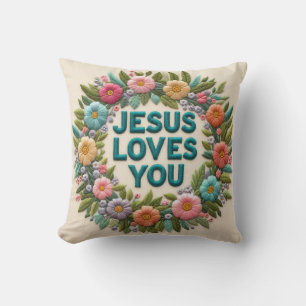 En resonerande verklighet i ditt hem: JESUS KÄRLEK Kudde