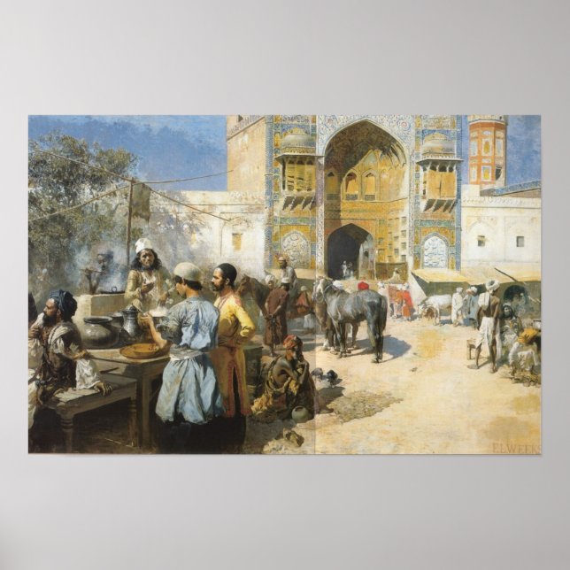 En restauratör i Luft, Lahore Poster (Framsidan)