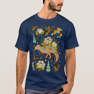 En retakisk jul, Tyrannosaurus Helgdag Dinos T Shirt