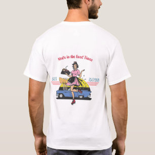 En retro '50-tal 'Good times' scen T Shirt