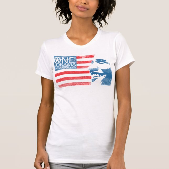 En Retro Amerika T Shirt (Framsida)