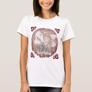 En Retro Fairy och Unicorn t-shirt