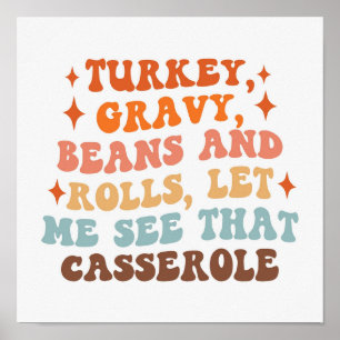 En Retro-Thanksgiving Poster
