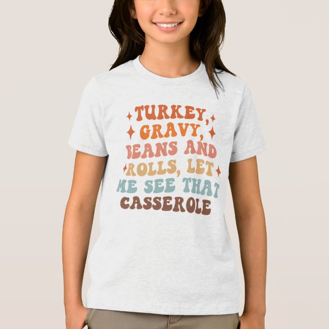 En Retro-Thanksgiving T Shirt (Framsida)