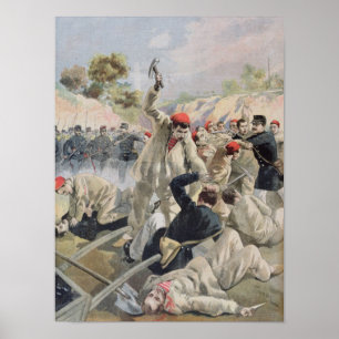 En revolt av franska anarkister i Guyana Poster