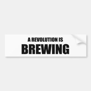 En revolution bryggar bildekal