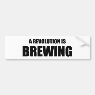 En revolution bryggar bildekal