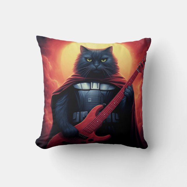 En riff som skakar Cosmos | Galactic Cat Lord Kudde (Framsida)