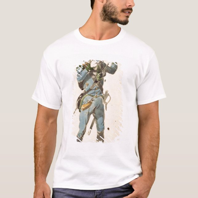En Rifleman av de österrikiska jaegersna T Shirt (Framsida)