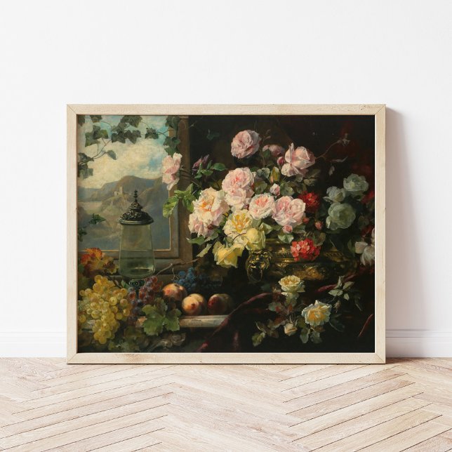 En rik bukett blommor | Franz Xaver Birkinger Poster (Skapare uppladdad)