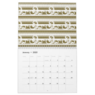 En rik färgad matta har en symmetrisk geometri kalender