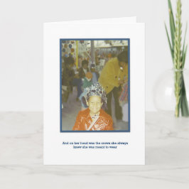 En riktig drottning kort