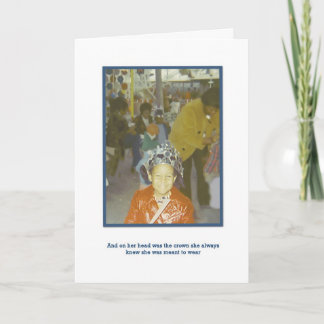 En riktig drottning kort