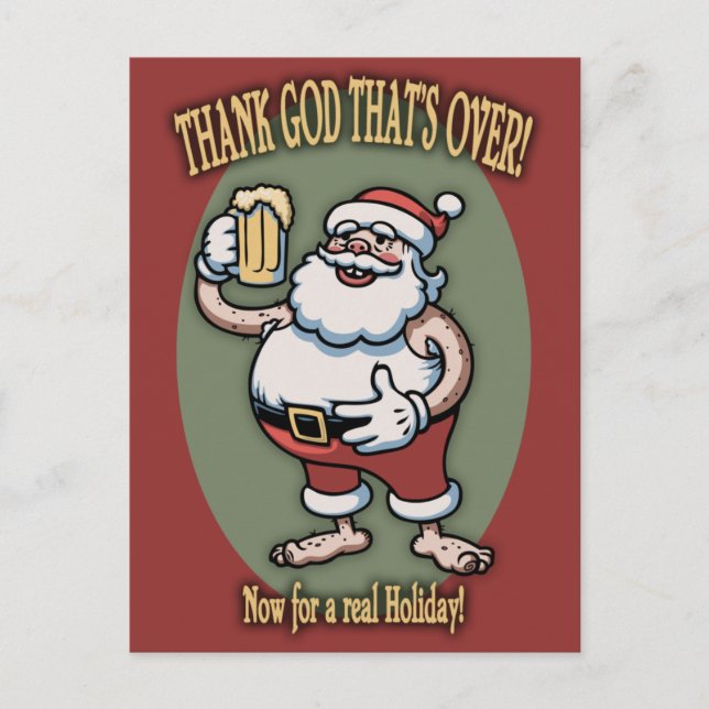 En riktig Helgdag Helg Vykort (Framsida)