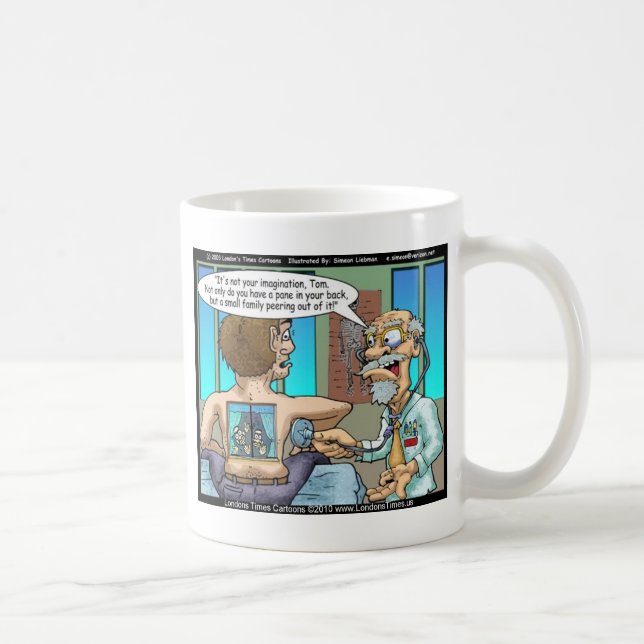 En riktig ryggmärgsfusk Tees Mugg & presenter (Höger)