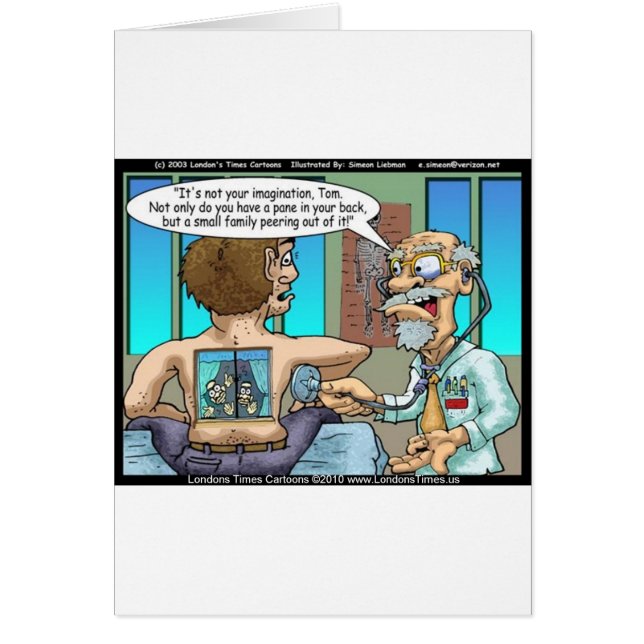 En riktig ryggmärgsfusk Tees Mugg & presenter Hälsningskort (Framsidan)