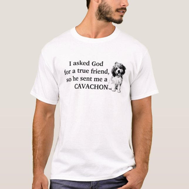 En riktig vän tee shirt (Framsida)