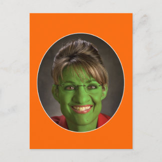 En riktigt Palin Halloween! Vykort