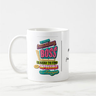 En riktigt underbar chefmugg kaffemugg