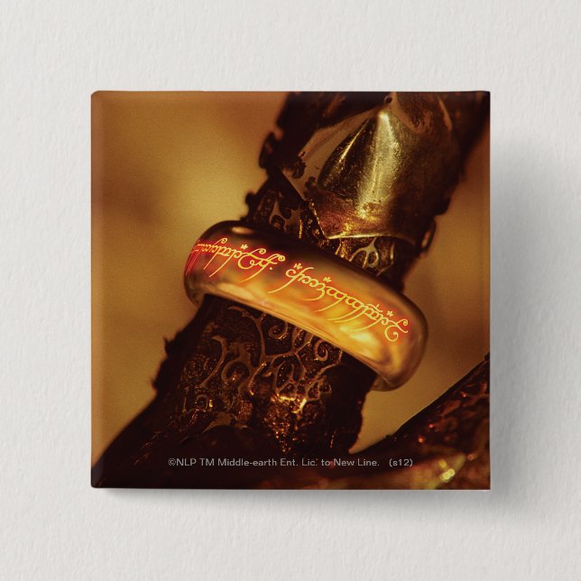 EN RING FÖR ATT REGLERA DEM ALLA™ KNAPP (Framsida)