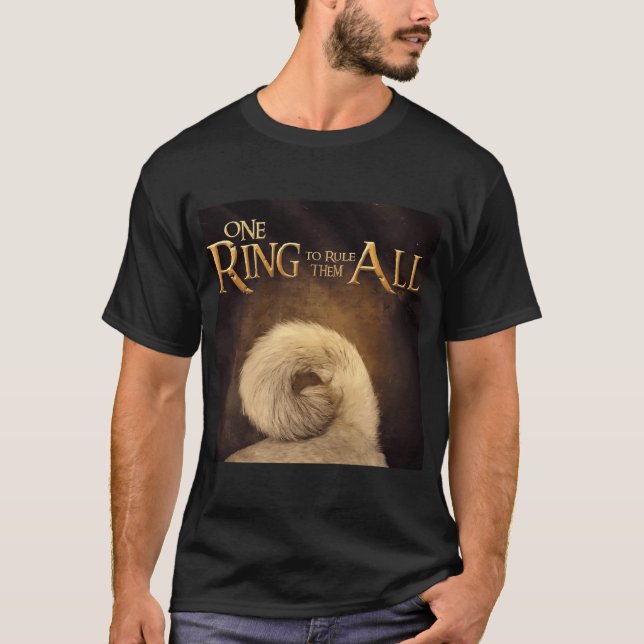en ring för att styra dem alla t shirt (Framsida)