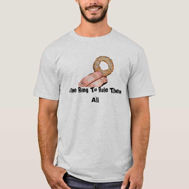 En ring som härskar alla dem t-shirt (Framsida)