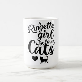 En Ringette Girl som Kärlek Cats Kaffemugg