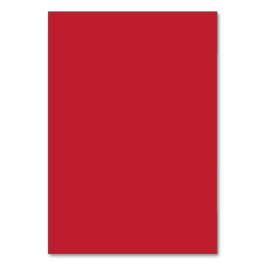 en röd bakgrund med bordsnummer